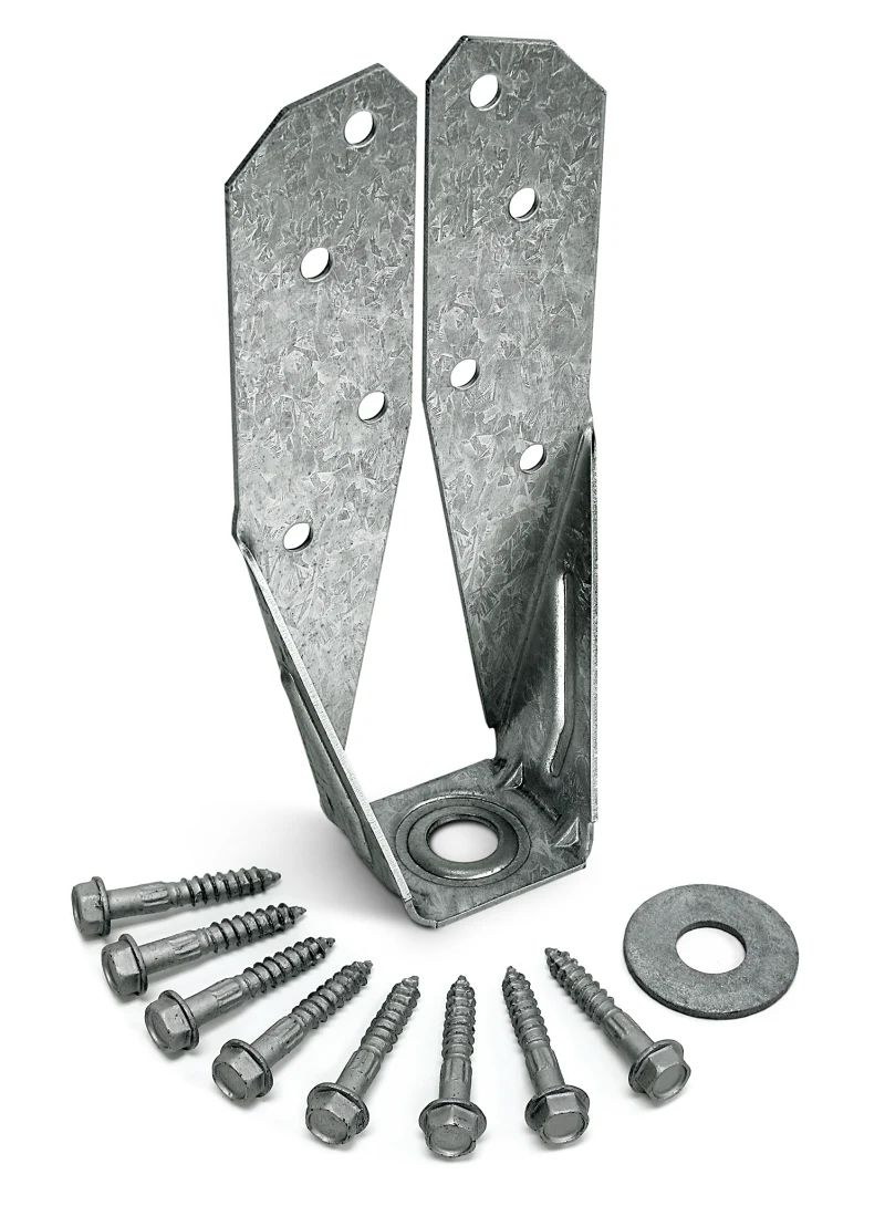 Simpson Strong-Tie DTT2Z-SDS2.5 DTT2Z® ZMAX® Galvanized Deck Tension Tie for 2x with 2-1/2 in. SDS Screws