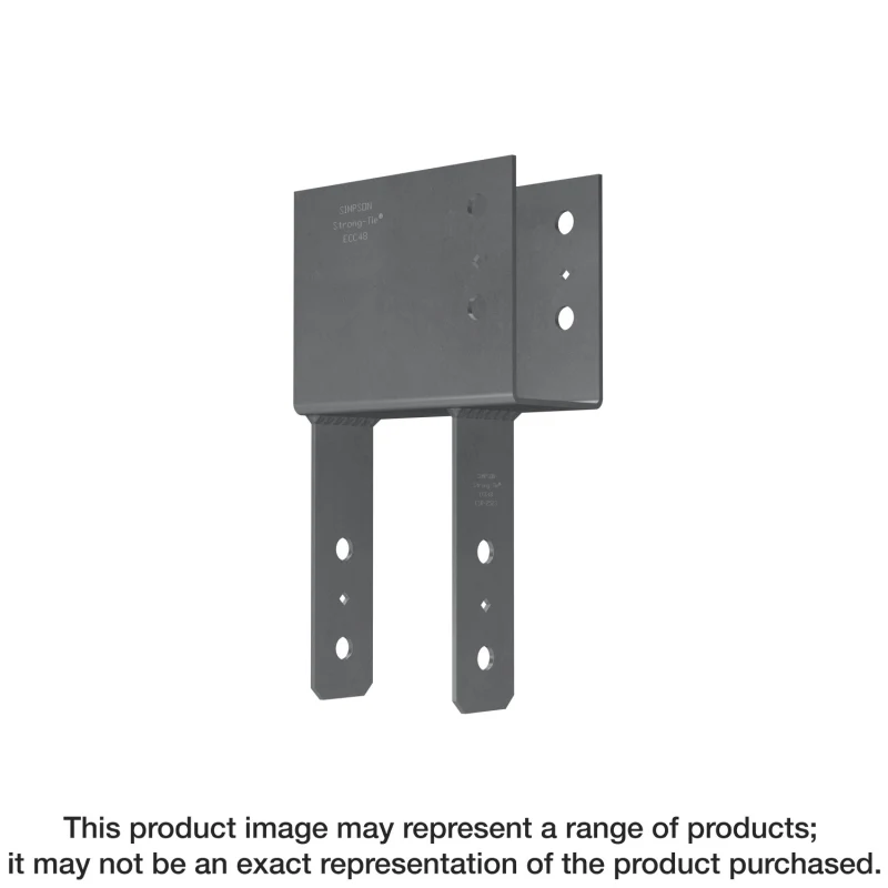 Simpson Strong-Tie ECC5 1/4-6 ECC End Column Cap for 5-1/8 in. Beam, 6x Post
