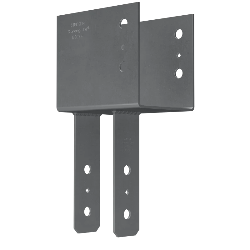 Simpson Strong-Tie ECC64 ECC End Column Cap 6x Beam, 4x Post