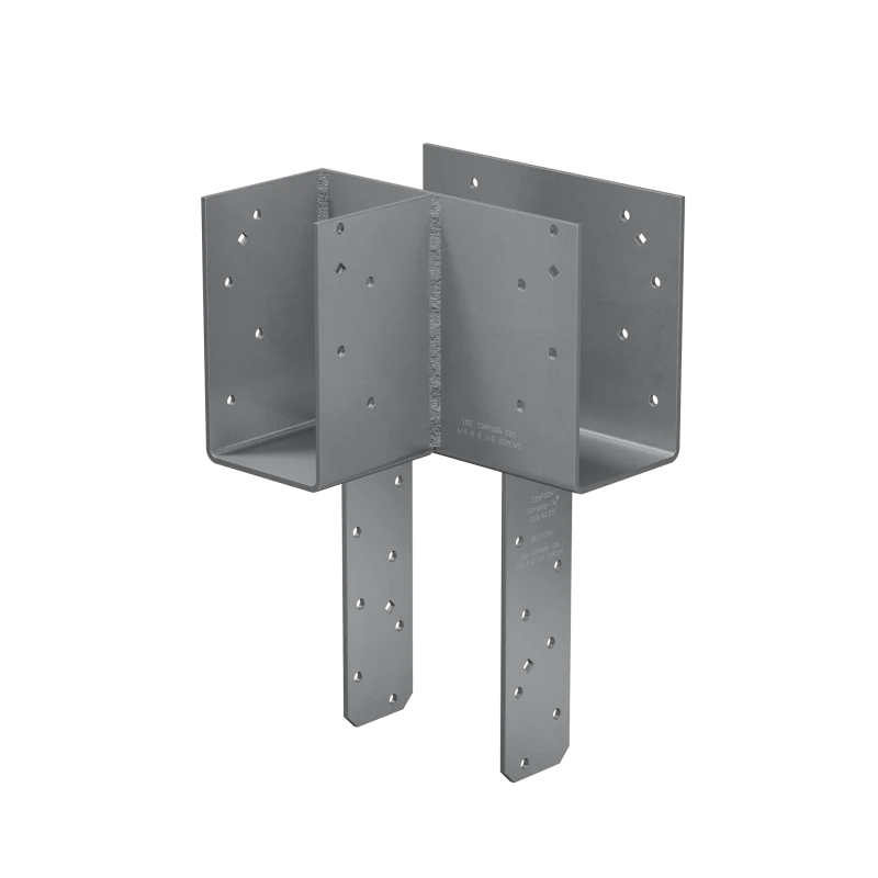 Simpson Strong-Tie ECCLLQ464SDS ECCLLQ L-Shape End Column Cap for 4x Beams, 6x Post w/ SDS Screws, Skewed Left