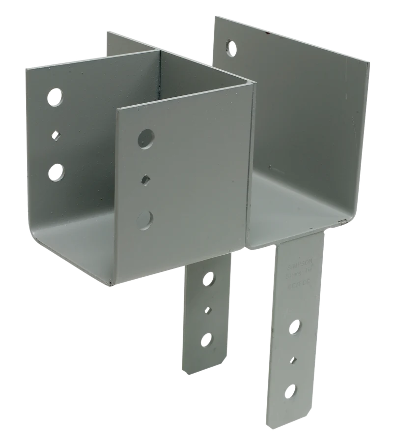 Simpson Strong-Tie ECCLR666 ECCLR L-Shape End Column Cap for 6x Beams, 6x Post, Skewed Right