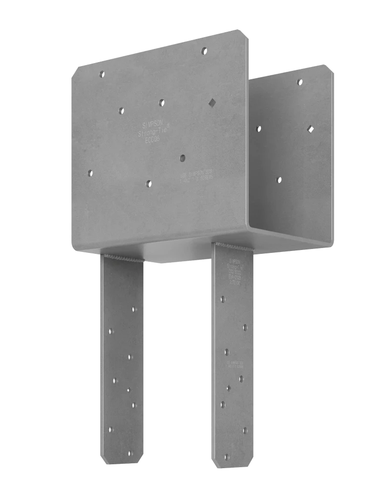 Simpson Strong-Tie ECCQ66SDS2.5 ECCQ™ End Column Cap for 6x Beam, 6x Post, with Strong-Drive® SDS Screws