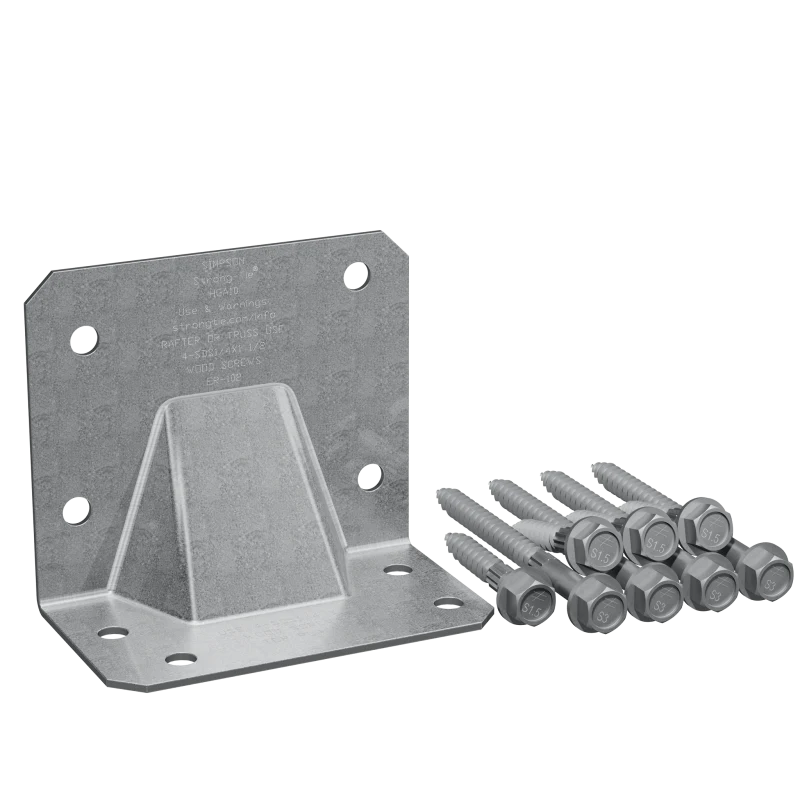 Simpson Strong-Tie HGA10KT HGA Galvanized Hurricane Gusset Angle with SDS Screws (10-Qty)