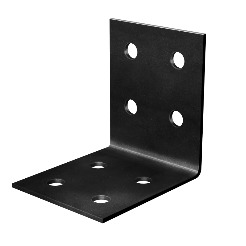 Simpson Strong-Tie HL76PC HLPC 7-1/4 in. x 6 in. Black Powder-Coated Ornamental Heavy Angle