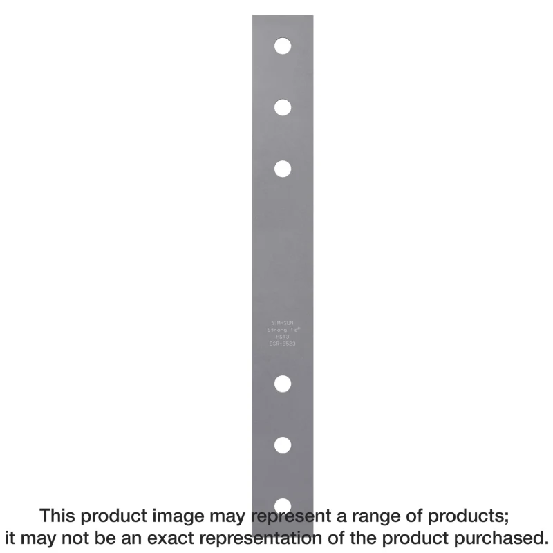 Simpson Strong-Tie HST6 HST 6 in. x 25-1/2 in. 3-Gauge Heavy Strap Tie
