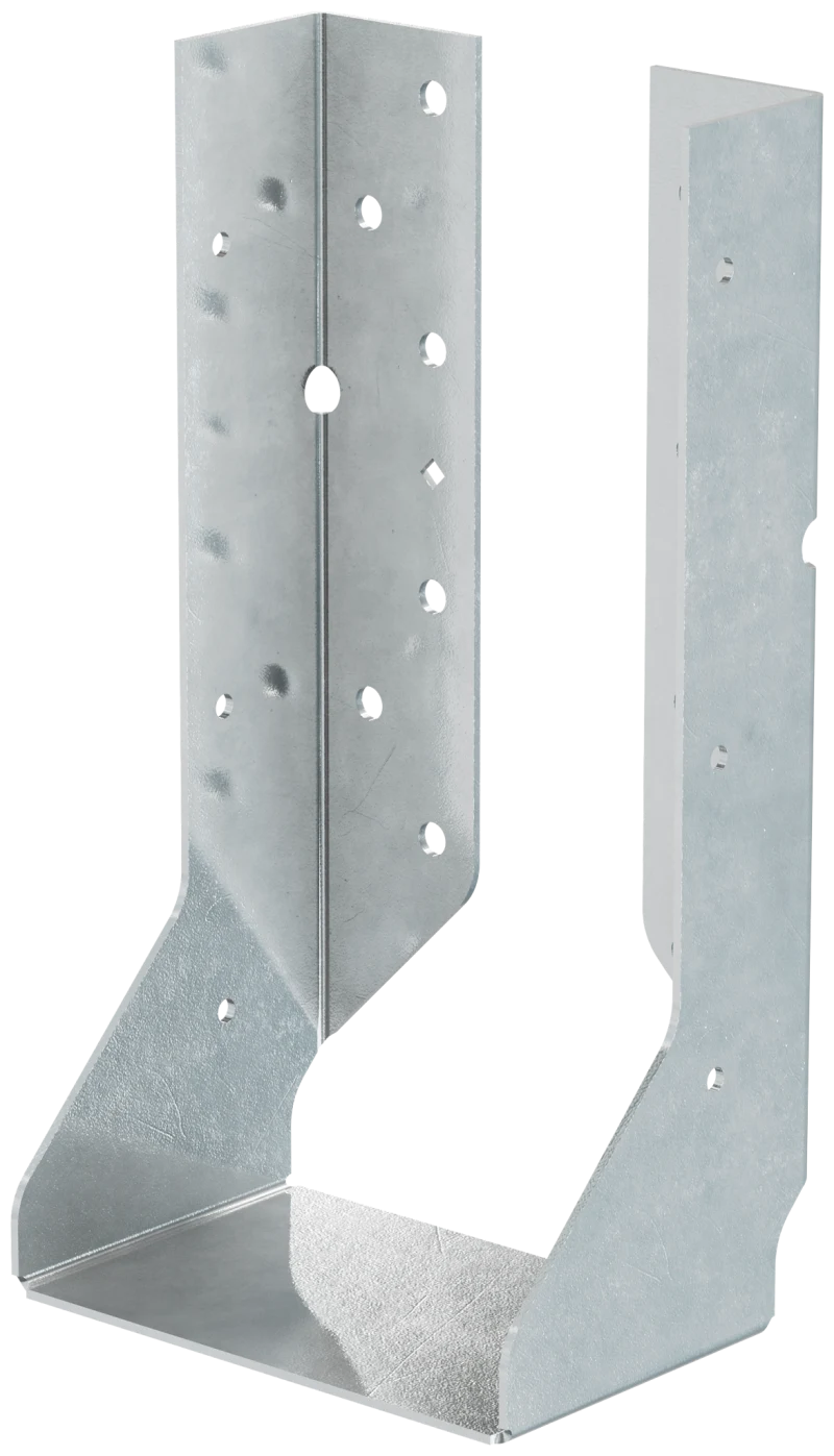 Simpson Strong-Tie HUCQ210-3SS-SDS HUCQ Stainless-Steel Heavy Face-Mount Concealed-Flange Joist Hanger for Triple 2x10 w/ Screws
