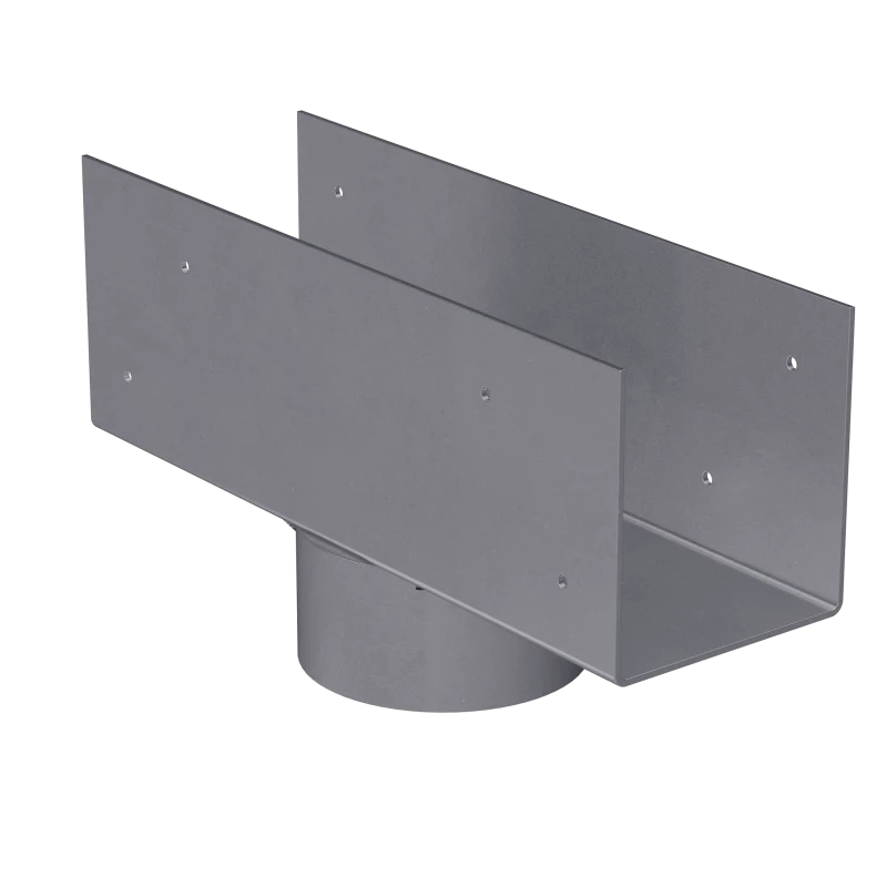 Simpson Strong-Tie LCC3.5-3.5 LCC 3-5/8 in. Column Cap for 3-1/2 in. Outside Diameter Lally Column