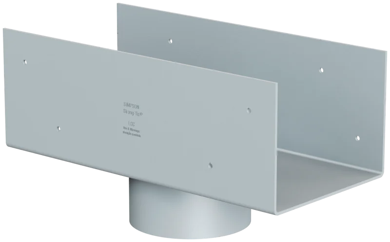 Simpson Strong-Tie LCC5.25-3.5 LCC 5-3/8 in. Column Cap for 3-1/2 in. Outside Diameter Lally Column