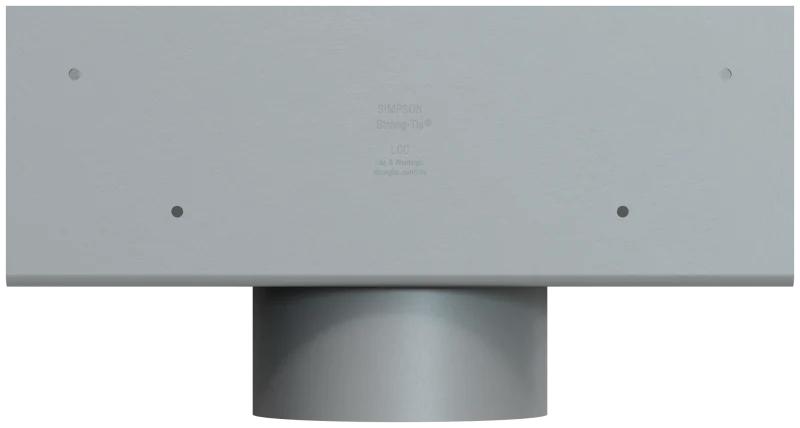 Simpson Strong-Tie LCC5.25-4 LCC 5-3/8 in. Column Cap for 4 in. Outside Diameter Lally Column