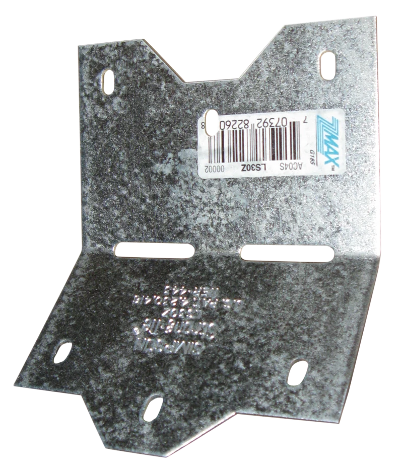 Simpson Strong-Tie LS30Z LS 3-3/8 in. 18-Gauge ZMAX® Galvanized Adjustable L Angle