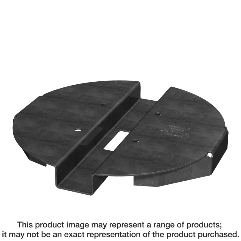 Simpson Strong-Tie PBV10 PBV 10-in. Hidden Standoff Post Base for Viga Post
