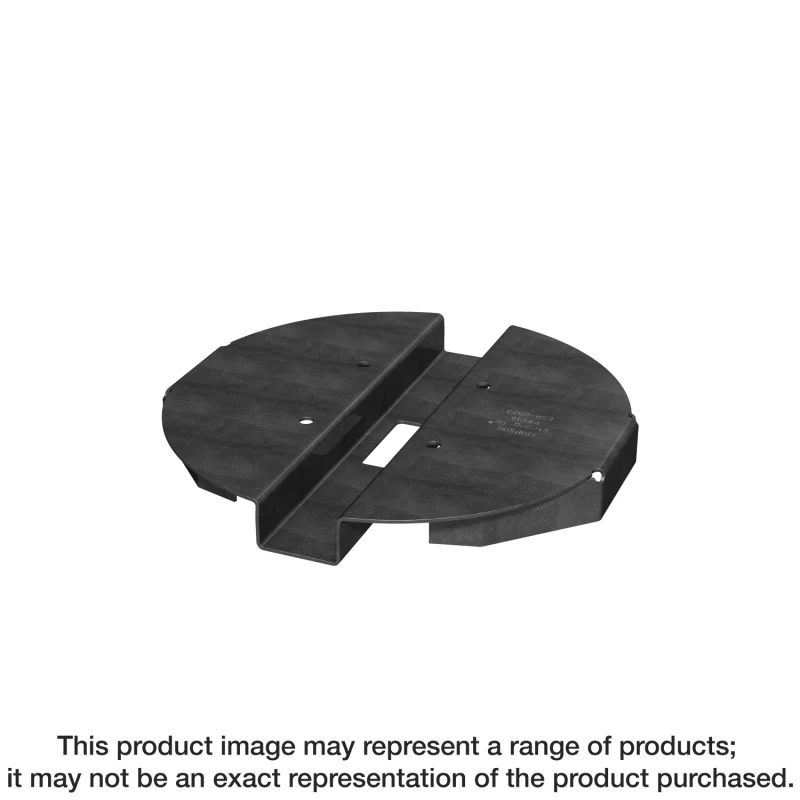 Simpson Strong-Tie PBV6PC PBV 6-in. Black Powder-Coated Hidden Standoff Post Base for Viga Post