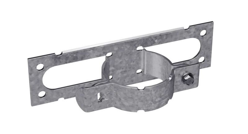 Simpson Strong-Tie PGT2E-R50 PGT2E 12-Gauge Pipe Grip Tie® for 2 in. Pipe (50-Qty) (Pack of 36)
