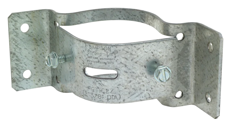 Simpson Strong-Tie PGTIC2Z-R PGTIC ZMAX® Galvanized Inside-Corner Pipe Grip Tie® for 2 in. Pipe