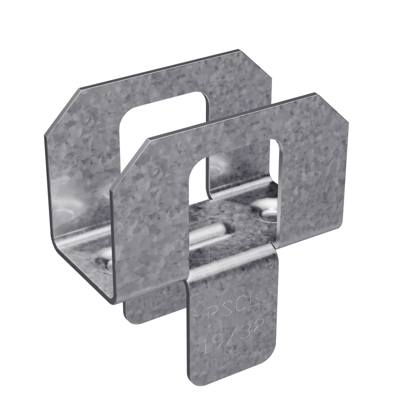 Simpson Strong-Tie PSCL 19/32-R50 PSCL 20-Gauge Panel Sheathing Clip for 19/32-in. Plywood (50-Qty)