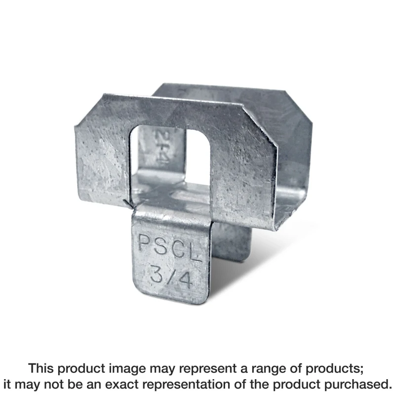 Simpson Strong-Tie PSCL 3/8-R50 PSCL 20-Gauge Panel Sheathing Clip for 3/8-in. Plywood (50-Qty)