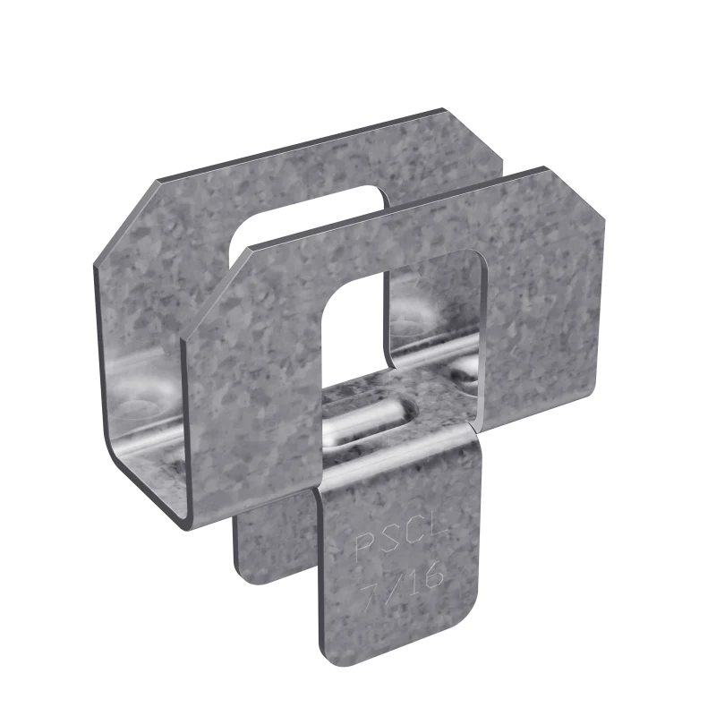 Simpson Strong-Tie PSCL 7/16-R250 PSCL 20-Gauge Panel Sheathing Clip for 7/16-in. Plywood (250-Qty) (Pack of 100)