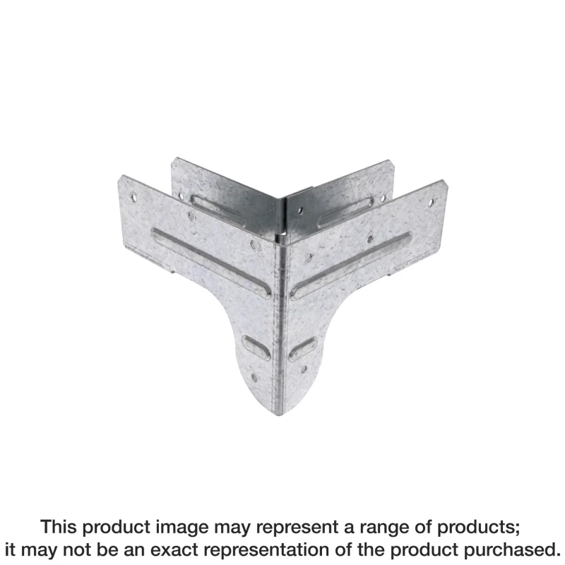 Simpson Strong-Tie RTC42Z RTC 18-Gauge ZMAX® Galvanized Rigid Tie® Corner for 2x Joist, 4x4 Post