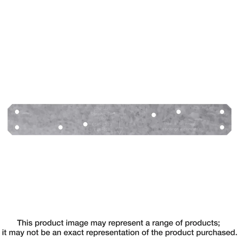 Simpson Strong-Tie ST22-R ST 21-5/8 in. 16-Gauge Galvanized Strap Tie (25-Qty)