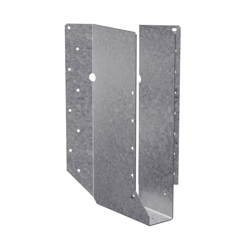 Simpson Strong-Tie SUR1.81/11 SUR Galvanized Joist Hanger for 1-3/4 in. x 11-1/4 to 11-7/8 in. Engineered Wood, Skewed Right