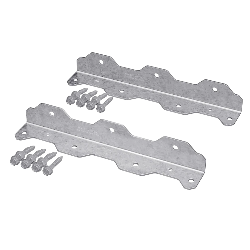 Simpson Strong-Tie TA10ZKT TA 10-1/4 in. 12-Gauge ZMAX® Galvanized Staircase Angle (2-Qty)