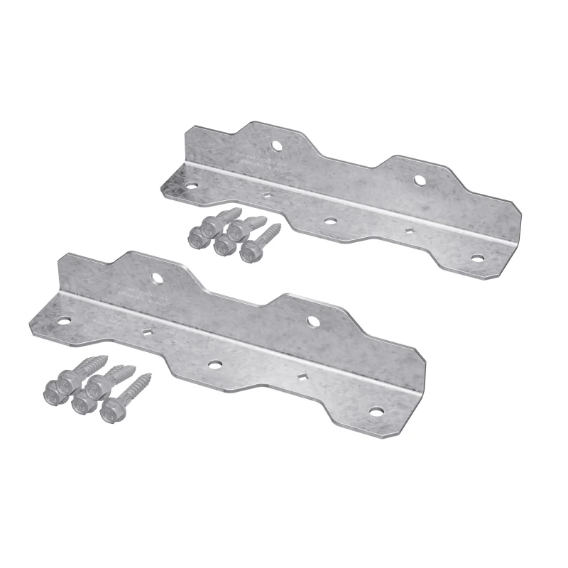 Simpson Strong-Tie TA9ZKT TA 8-1/4 in. 12-Gauge ZMAX® Galvanized Staircase Angle (2-Qty)