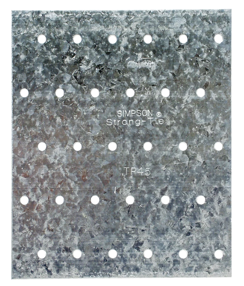 Simpson Strong-Tie TP45 TP 4-1/8 in. x 5 in. 20-Gauge Galvanized Tie Plate