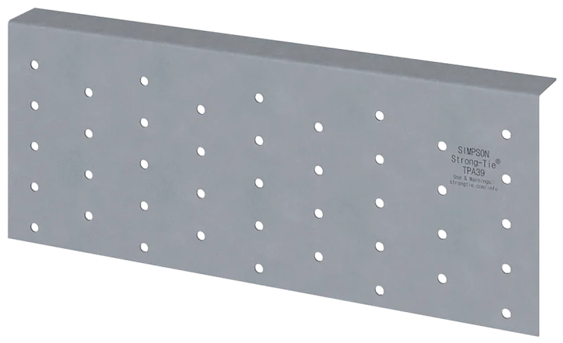 Simpson Strong-Tie TPA39 TPA 3-1/2 in. x 9 in. 20-Gauge Galvanized Tie Plate