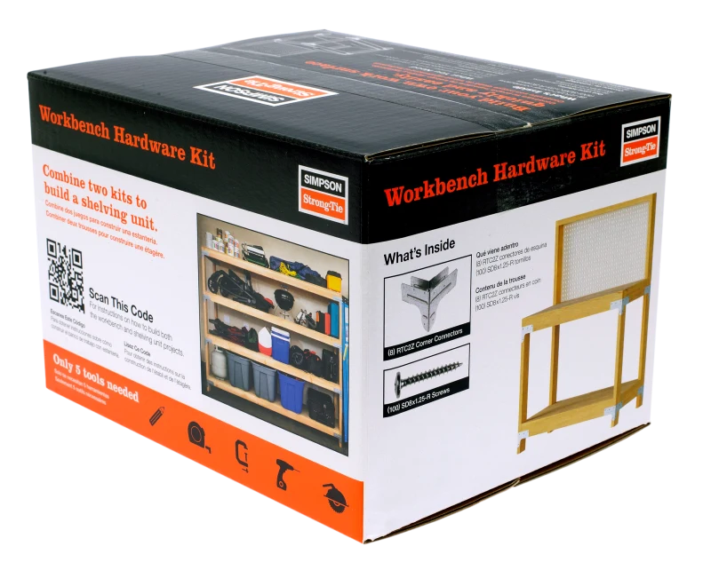 Simpson Strong-Tie WBSK WBSK Workbench and Shelving Hardware Kit