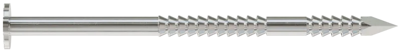 Simpson Strong-Tie S12A200PNB 15° Wire Coil, Full Round Head, Ring-Shank Decking/Framing Nail — 2 in. x .099 in. Type 304 (3600-Qty)