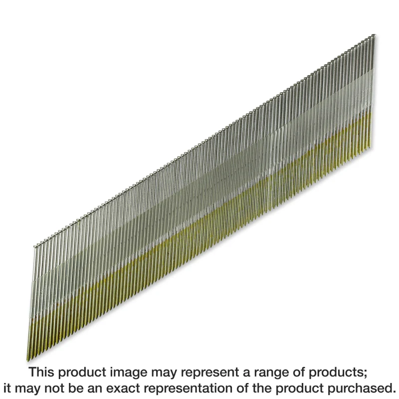 Simpson Strong-Tie S15N250SFB Tape Collation, DA-Style Angle, 15-Gauge Finishing Nail — 2-1/2 in. Type 304 (500-Qty)