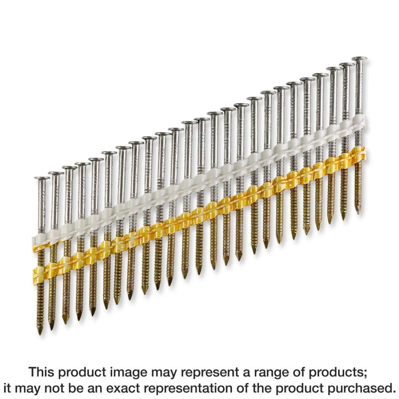 Simpson Strong-Tie T12A200CNJ 20°–22° Plastic Strip, Full Round Head, Ring-Shank Nail — 2 in. x .113 in. Type 316 (1000-Qty)