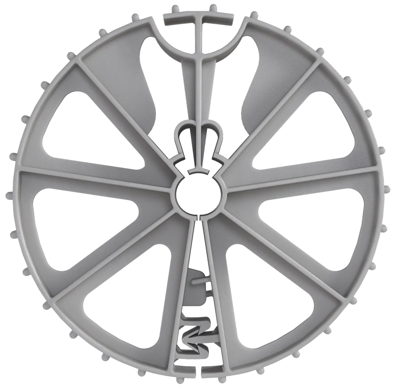 Simpson Strong-Tie 6QLPW Quick-Lock® Pier Wheel — 6-5/8-in. O.D., 3-in. Cover #3–#5 Rebar Size (50-Qty)