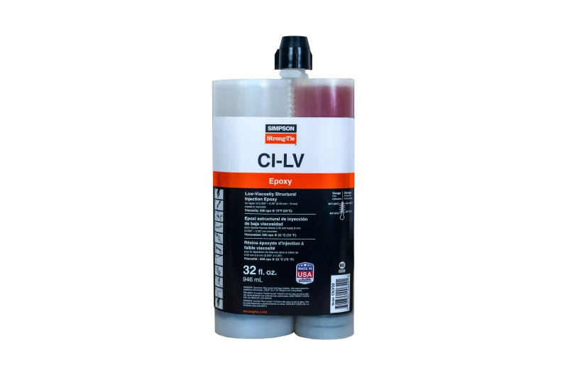 Simpson Strong-Tie CILV32 CI-LV™ Low-Viscosity Structural Injection Epoxy (32 oz.)