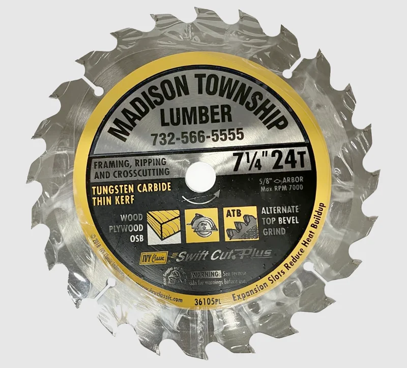 7 1/4 24T T/CARBIDE GENERAL PURPOSE BLADE