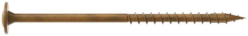 Simpson Strong-Tie CBT08300MB Wafer-Head Construction Screw — #8 x 3 in. T20, Quik Guard®, Tan (1500-Qty)