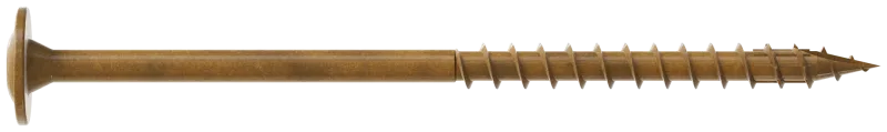 Simpson Strong-Tie CBT08300R50 Wafer-Head Construction Screw — #8 x 3 in. T20, Quik Guard®, Tan (50-Qty)
