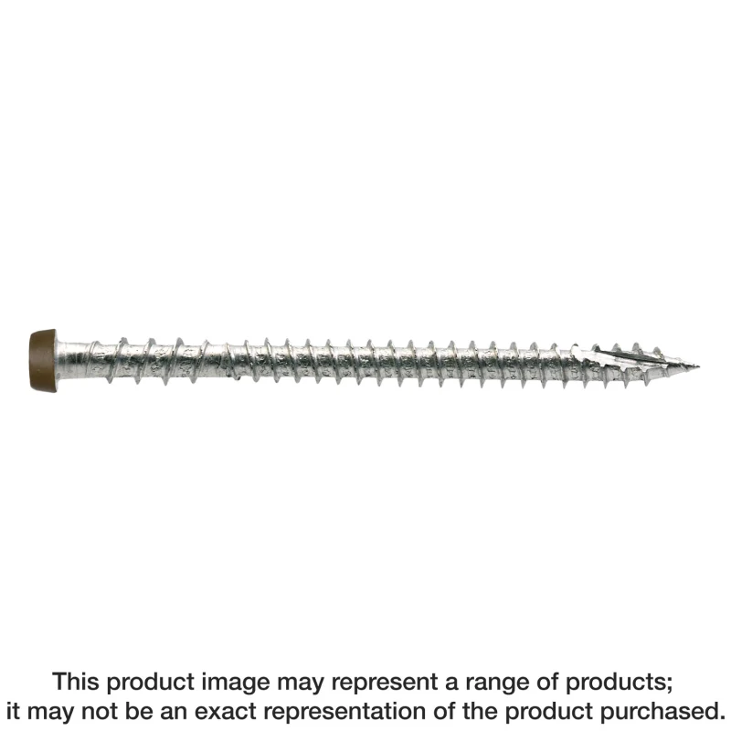 Simpson Strong-Tie DCU234C316RD Deck-Drive™ DCU COMPOSITE Screw — #10 x 2-3/4 in. T20, Type 316, Red (70-Qty)
