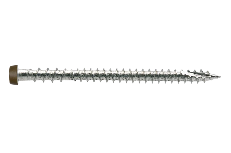 Simpson Strong-Tie DCU234MB316BR01 Deck-Drive™ DCU COMPOSITE Screw — #10 x 2-3/4 in. T20, Type 316, Brown 01 (1750-Qty)