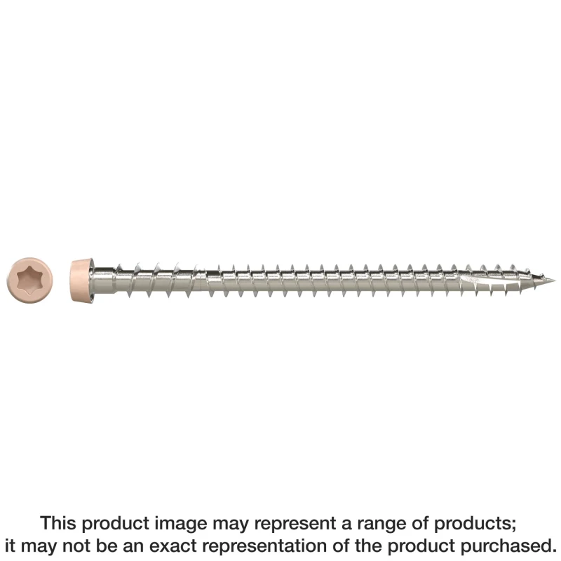 Simpson Strong-Tie DCU234P305TN05 Deck-Drive™ DCU COMPOSITE Screw — #10 x 2-3/4 in. T20, Type 305, Tan 05 (350-Qty)