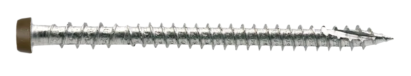 Simpson Strong-Tie DCU234P316BR01 Deck-Drive™ DCU COMPOSITE Screw — #10 x 2-3/4 in. T20, Type 316, Brown 01 (350-Qty)
