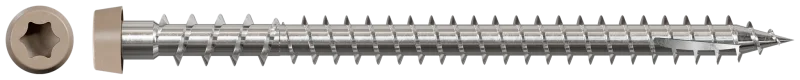 Simpson Strong-Tie DCU234S316GR01 Deck-Drive™ DCU COMPOSITE Screw (Collated) — #10 x 2-3/4 in. Type 316, Gray 01 (1000-Qty)