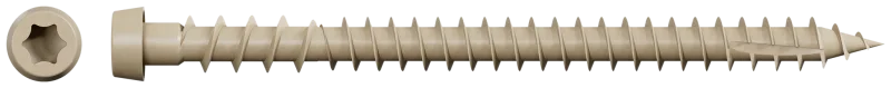 Simpson Strong-Tie DCU234STN02 Deck-Drive™ DCU COMPOSITE Screw (Collated) — #10 x 2-3/4 in. Quik Guard® Tan 02 (1000-Qty)
