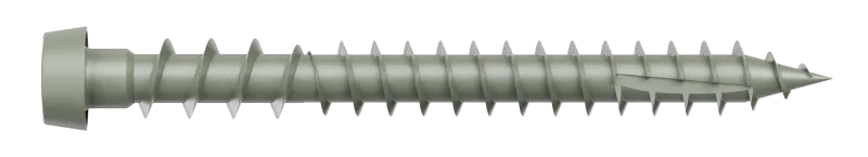 Simpson Strong-Tie DCU2GRR350 Deck-Drive™ DCU COMPOSITE Screw — #10 x 2 in. T20, Quik Guard®, Gray (350-Qty)