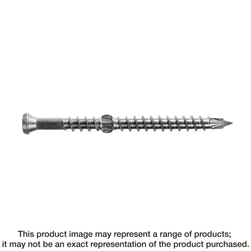 Simpson Strong-Tie DHPDSS212R100 Deck-Drive™ DHPD HARDWOOD Screw — #10 x 2-1/2 in. Type 305 (100-Qty)