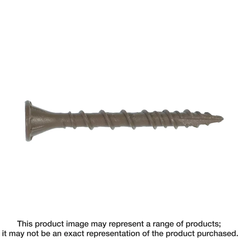 Simpson Strong-Tie DSVR158S Deck-Drive™ DSV WOOD Screw (Collated) — #8 x 1-5/8 in. T25 6-Lobe, Red (2000-Qty)