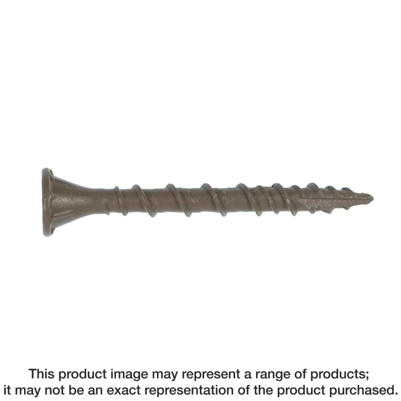Simpson Strong-Tie DSVT158MB Deck-Drive™ DSV WOOD Screw — #8 x 1-5/8 in. T25, Flat Head, Quik Guard®, Tan (1750-Qty)