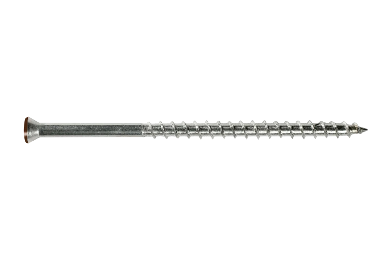 Simpson Strong-Tie S07225FTPRD01 Trim-Head Screw, 6-Lobe Drive — #7 x 2-1/4 in. T-15 Type 305, Red 01 (350-Qty)
