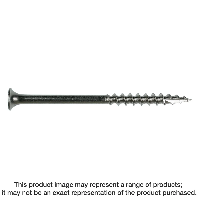 Simpson Strong-Tie S08250DBB Bugle-Head Wood Screw, Square Drive — #8 x 2-1/2 in. #2 Square, Type 305 (2000-Qty)