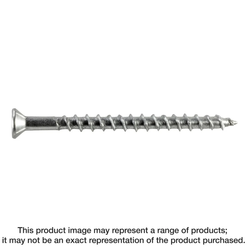 Simpson Strong-Tie S10200WP5 Deck-Drive™ DWP WOOD SS Screw — #10 x 2 in. T-25, Flat Head, Type 305 (5 lb.)